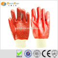 Sunnyhope PVC towel line industrial safety gloves